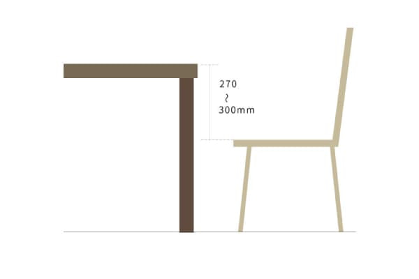 椅子の高さ