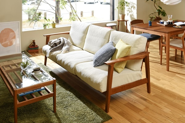 ブラックチェリー材で北欧ヴィンテージのような佇まい8