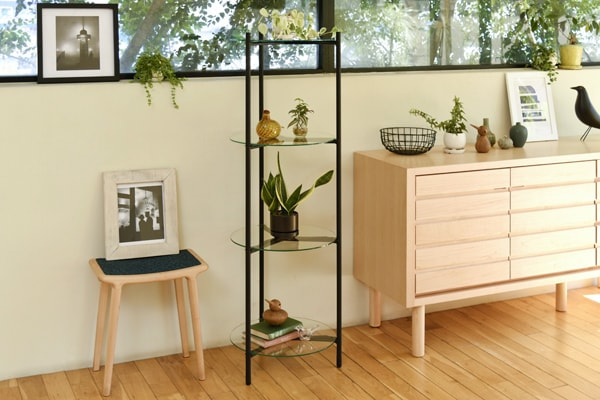 メープル材で清潔感あふれる北欧スタイルに5