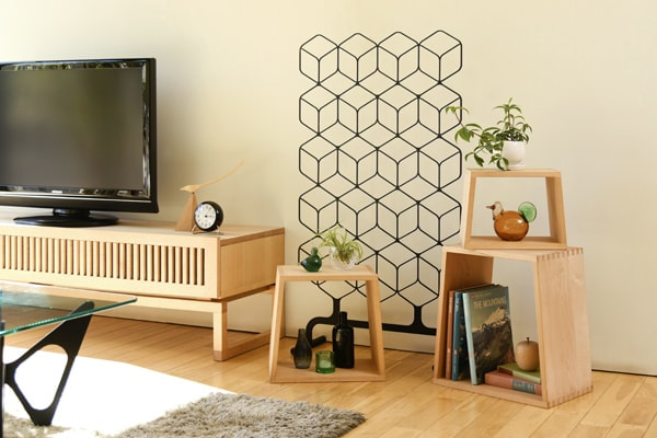 メープル材で清潔感あふれる北欧スタイルに7