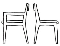 アーム・アームレスチェア