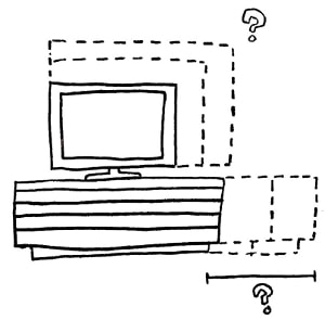 テレビボードサイズ