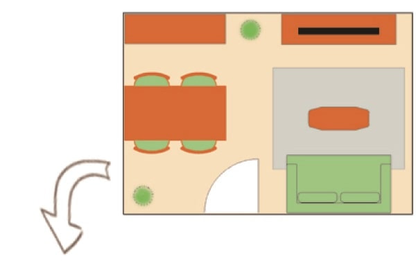 10畳イメージ1ランクサイズダウン